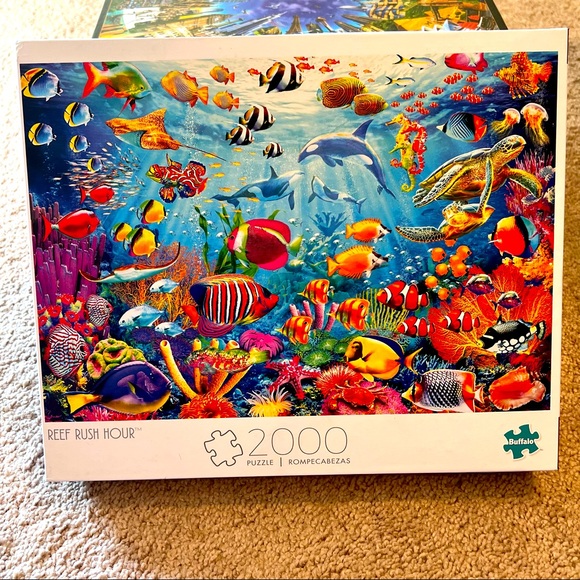 2000 Piece Reef Rush Hour Puzzle - Picture 1 of 2